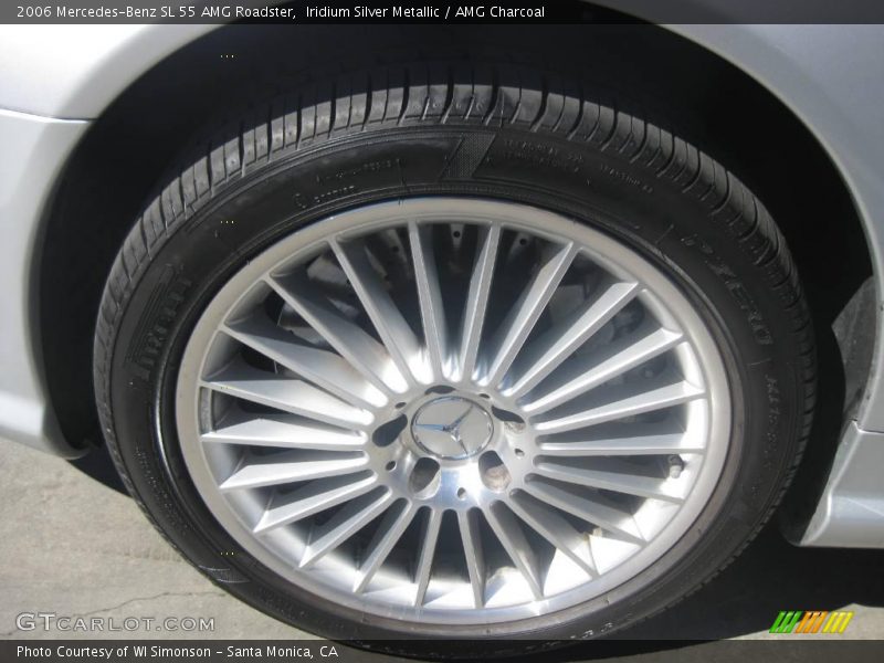 Iridium Silver Metallic / AMG Charcoal 2006 Mercedes-Benz SL 55 AMG Roadster