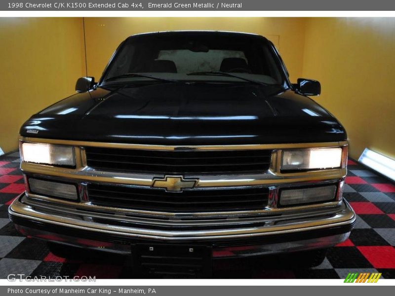 Emerald Green Metallic / Neutral 1998 Chevrolet C/K K1500 Extended Cab 4x4