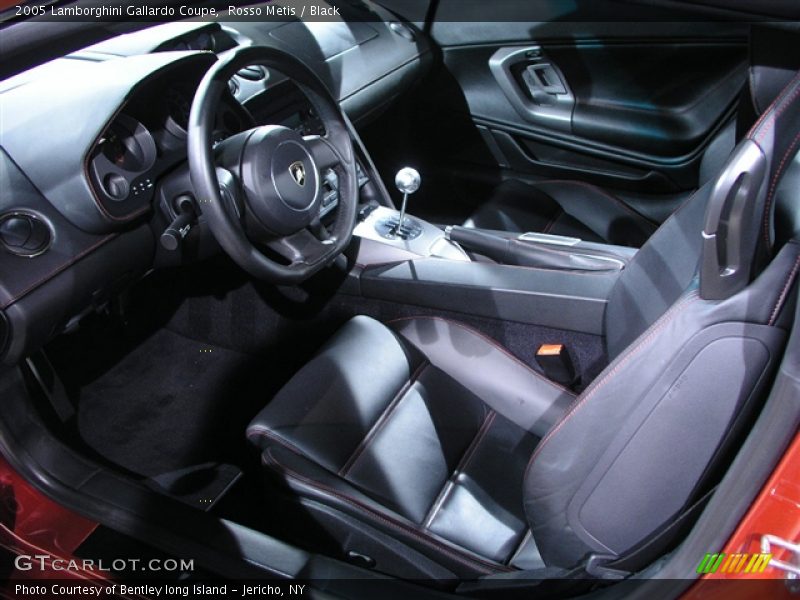 Black Interior - 2005 Gallardo Coupe 