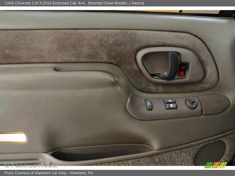 Emerald Green Metallic / Neutral 1998 Chevrolet C/K K1500 Extended Cab 4x4