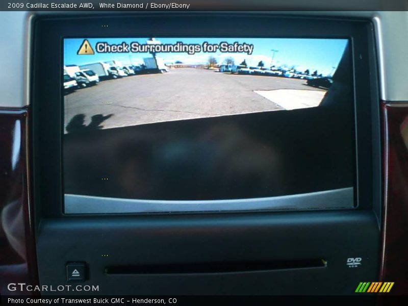 White Diamond / Ebony/Ebony 2009 Cadillac Escalade AWD