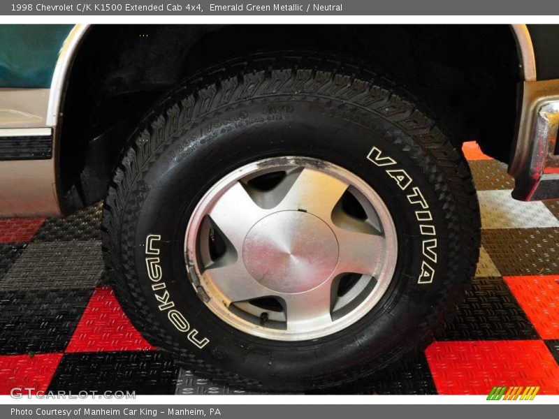 Emerald Green Metallic / Neutral 1998 Chevrolet C/K K1500 Extended Cab 4x4