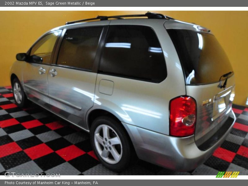 Sage Green Metallic / Beige 2002 Mazda MPV ES