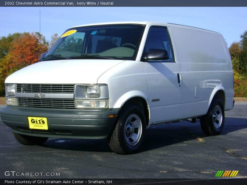 Ivory White / Neutral 2002 Chevrolet Astro Commercial Van