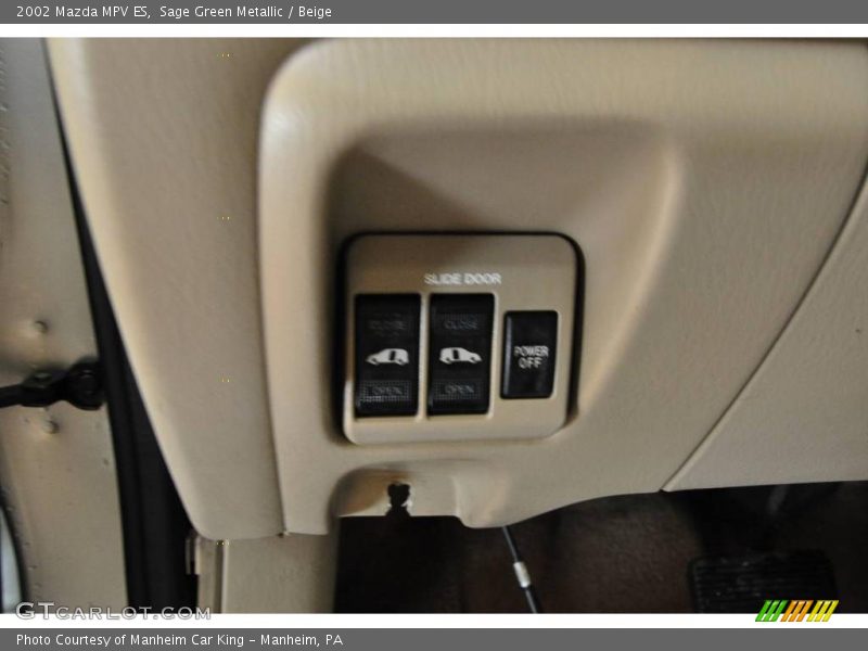 Sage Green Metallic / Beige 2002 Mazda MPV ES