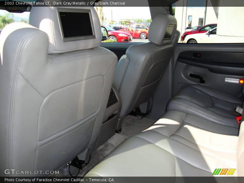 Dark Gray Metallic / Gray/Dark Charcoal 2003 Chevrolet Tahoe LT