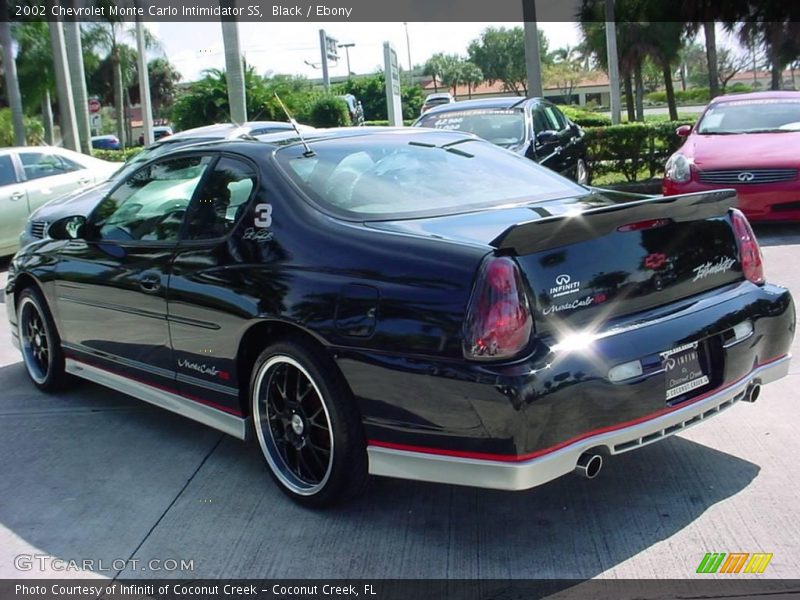 Black / Ebony 2002 Chevrolet Monte Carlo Intimidator SS