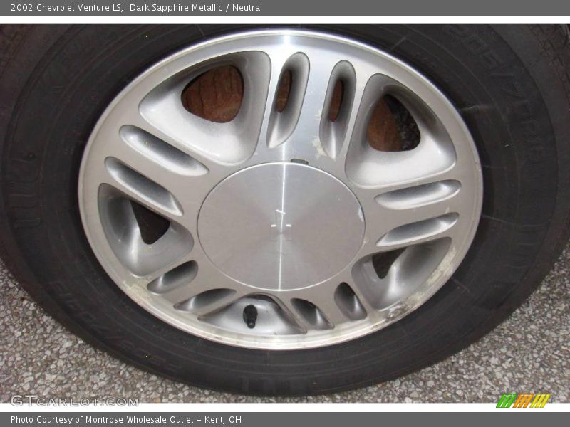 Dark Sapphire Metallic / Neutral 2002 Chevrolet Venture LS