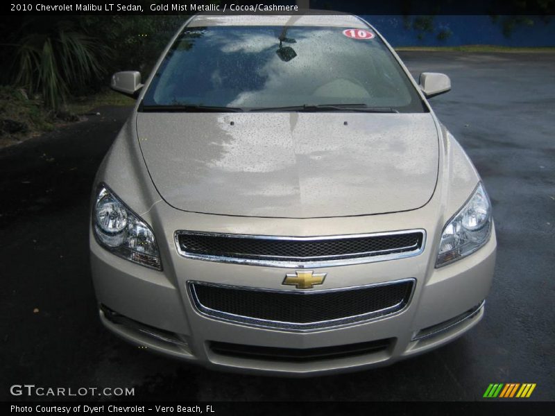 Gold Mist Metallic / Cocoa/Cashmere 2010 Chevrolet Malibu LT Sedan