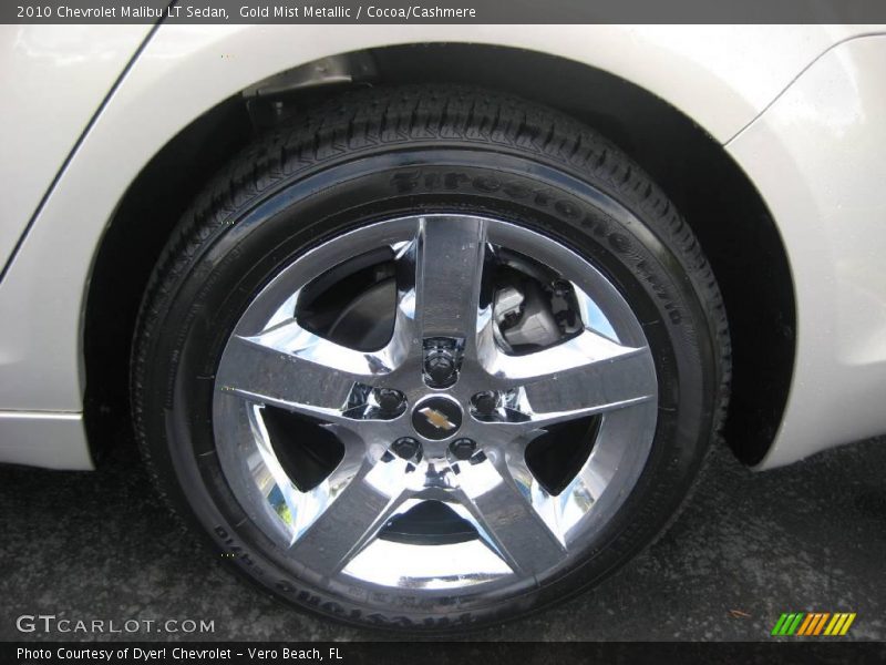 Gold Mist Metallic / Cocoa/Cashmere 2010 Chevrolet Malibu LT Sedan