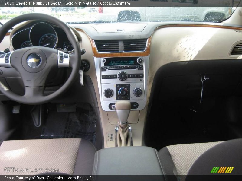 Gold Mist Metallic / Cocoa/Cashmere 2010 Chevrolet Malibu LT Sedan