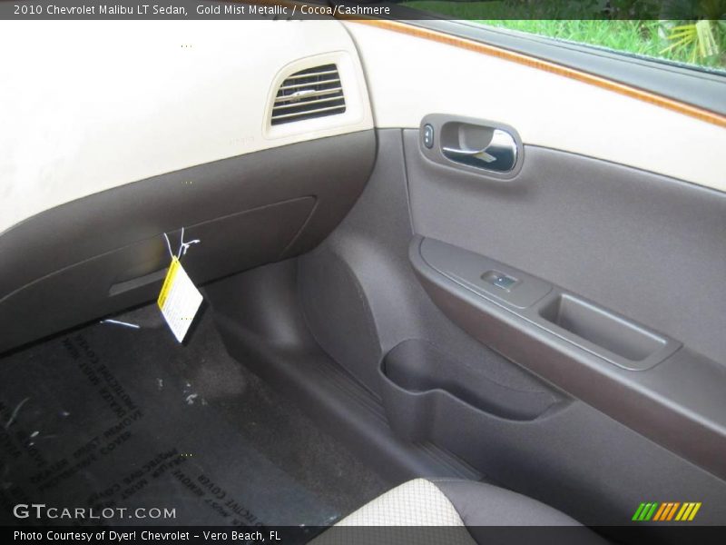 Gold Mist Metallic / Cocoa/Cashmere 2010 Chevrolet Malibu LT Sedan