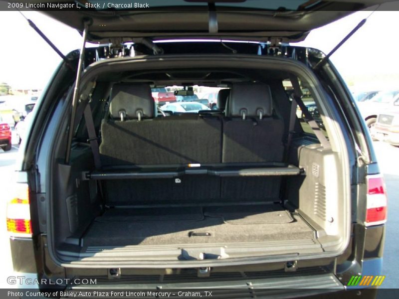 Black / Charcoal Black 2009 Lincoln Navigator L