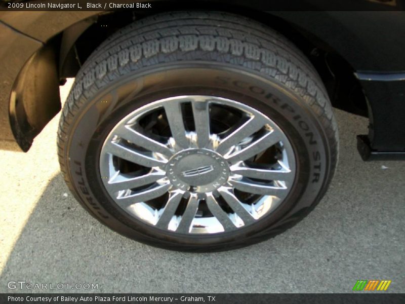 Black / Charcoal Black 2009 Lincoln Navigator L