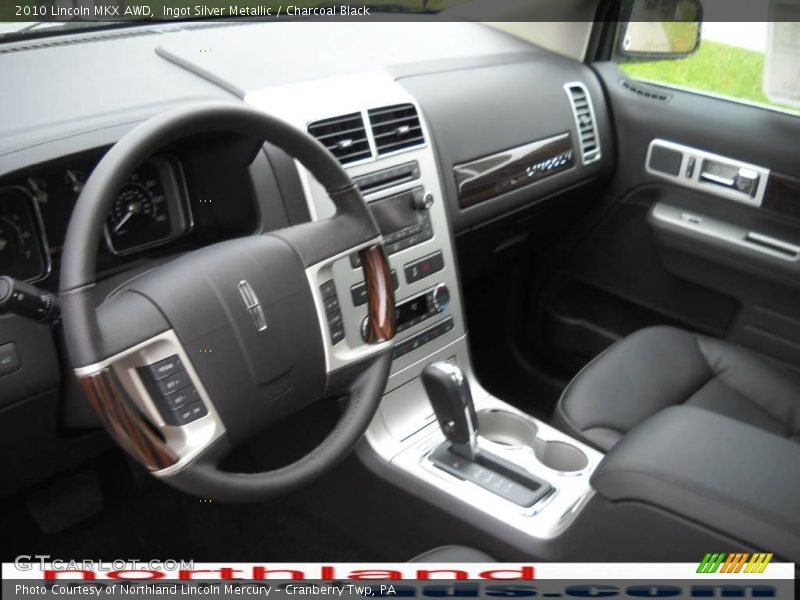 Ingot Silver Metallic / Charcoal Black 2010 Lincoln MKX AWD