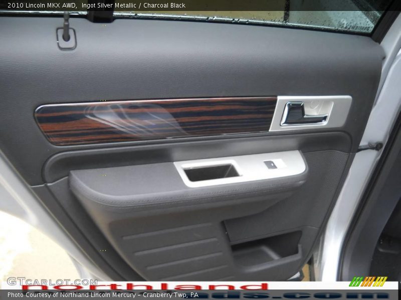 Ingot Silver Metallic / Charcoal Black 2010 Lincoln MKX AWD