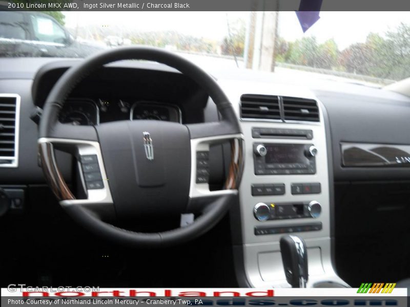 Ingot Silver Metallic / Charcoal Black 2010 Lincoln MKX AWD