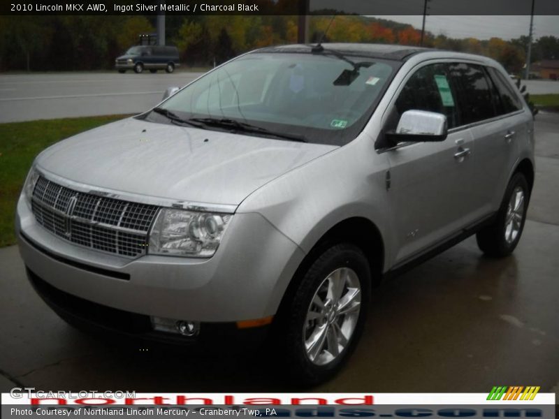 Ingot Silver Metallic / Charcoal Black 2010 Lincoln MKX AWD