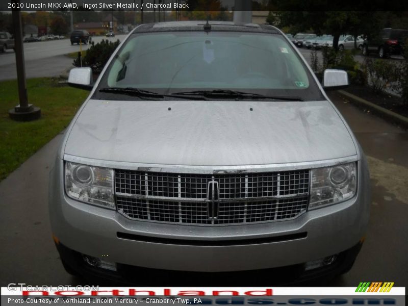 Ingot Silver Metallic / Charcoal Black 2010 Lincoln MKX AWD