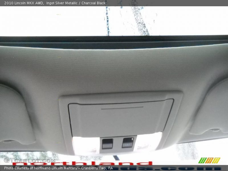 Ingot Silver Metallic / Charcoal Black 2010 Lincoln MKX AWD