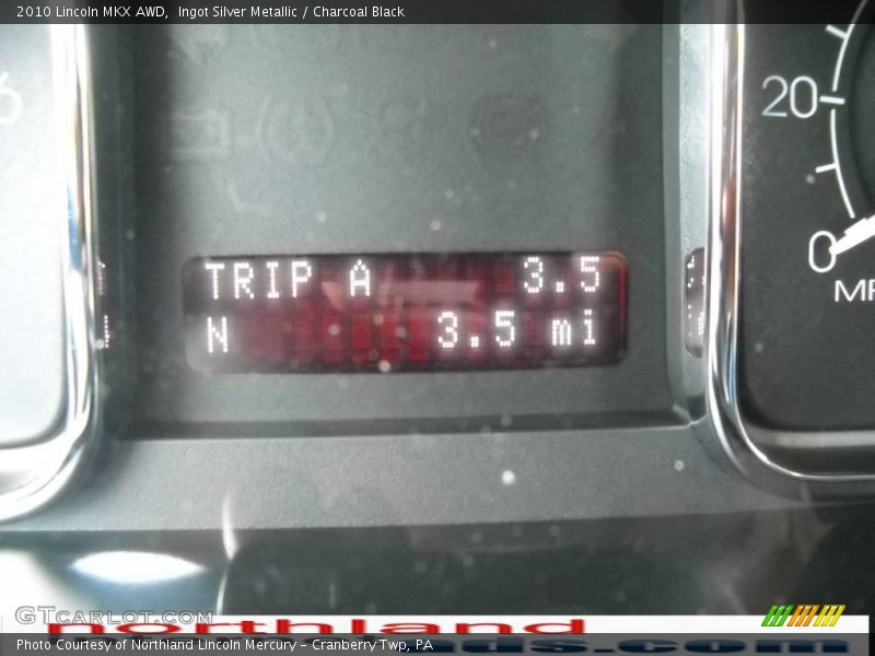Ingot Silver Metallic / Charcoal Black 2010 Lincoln MKX AWD