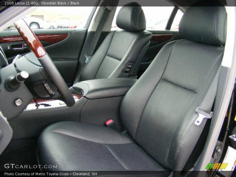 Obsidian Black / Black 2008 Lexus LS 460