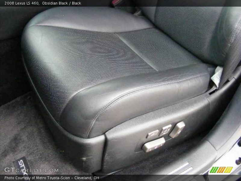 Obsidian Black / Black 2008 Lexus LS 460