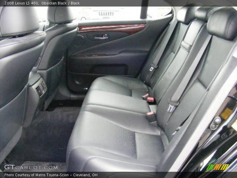 Obsidian Black / Black 2008 Lexus LS 460
