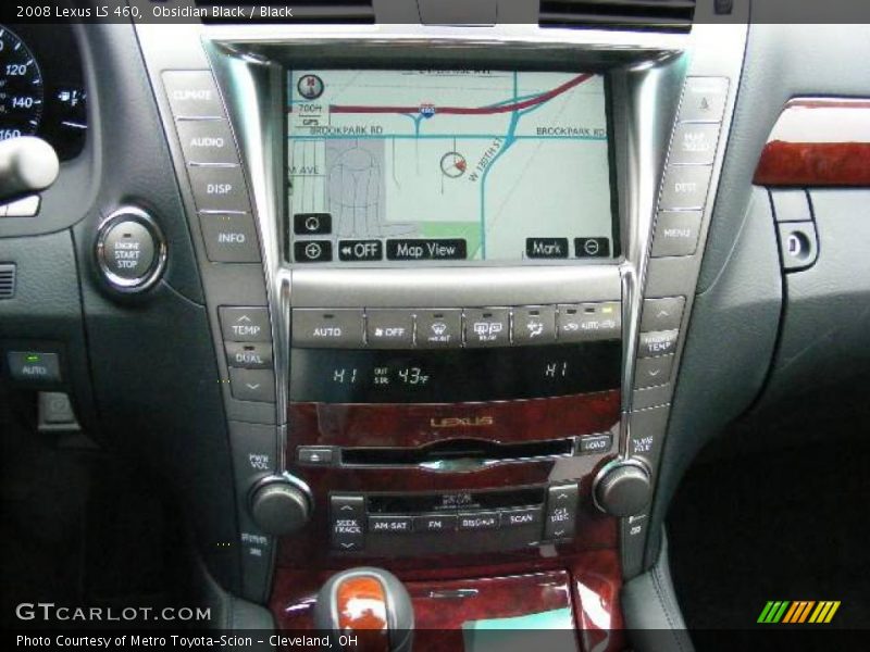 Obsidian Black / Black 2008 Lexus LS 460