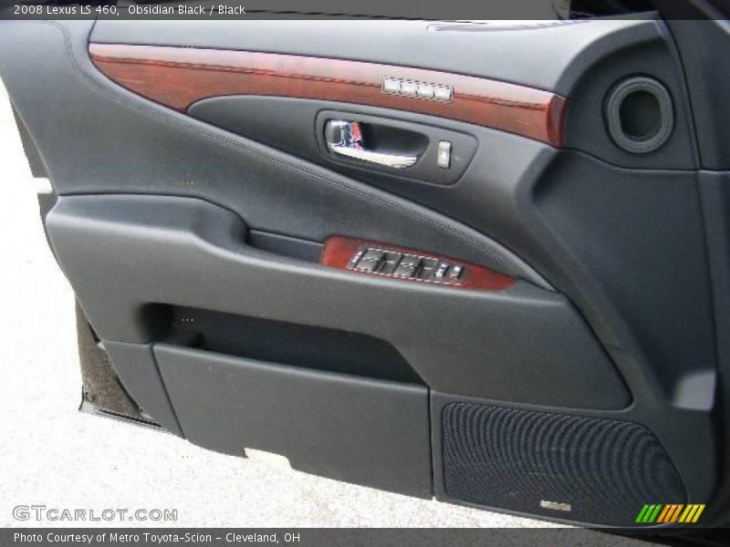 Obsidian Black / Black 2008 Lexus LS 460