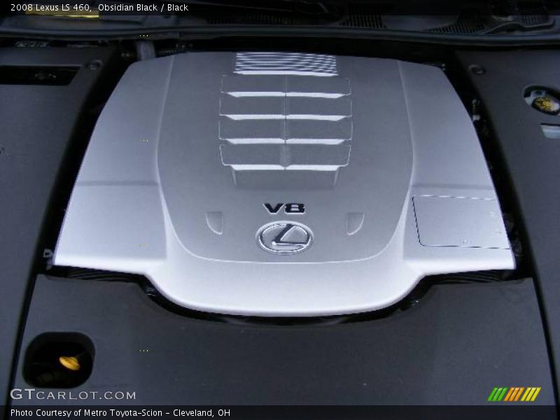 Obsidian Black / Black 2008 Lexus LS 460