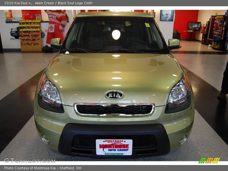 Alien Green / Black Soul Logo Cloth 2010 Kia Soul +