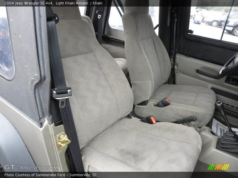 Light Khaki Metallic / Khaki 2004 Jeep Wrangler SE 4x4