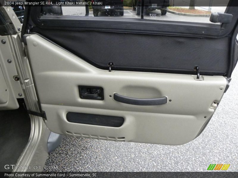 Light Khaki Metallic / Khaki 2004 Jeep Wrangler SE 4x4