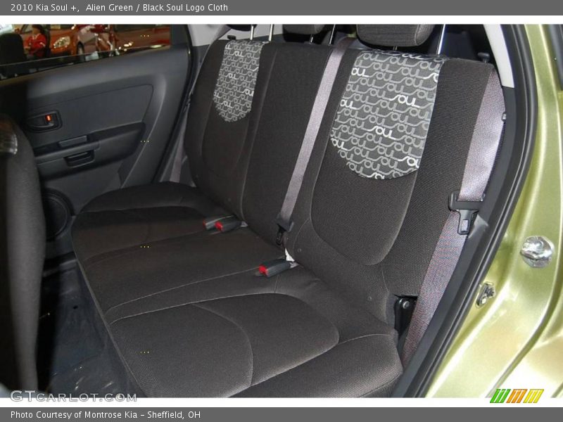 Alien Green / Black Soul Logo Cloth 2010 Kia Soul +