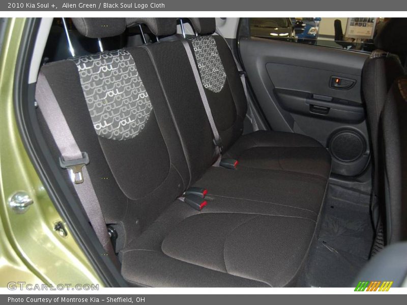 Alien Green / Black Soul Logo Cloth 2010 Kia Soul +