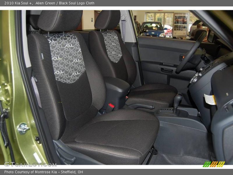 Alien Green / Black Soul Logo Cloth 2010 Kia Soul +