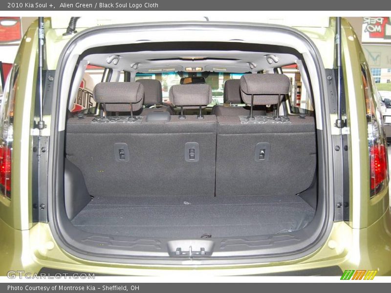 Alien Green / Black Soul Logo Cloth 2010 Kia Soul +