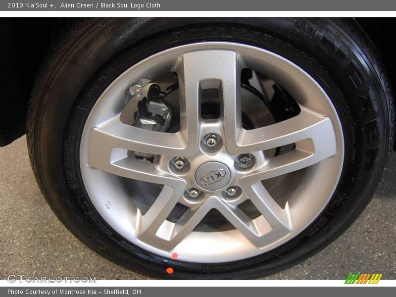 Alien Green / Black Soul Logo Cloth 2010 Kia Soul +