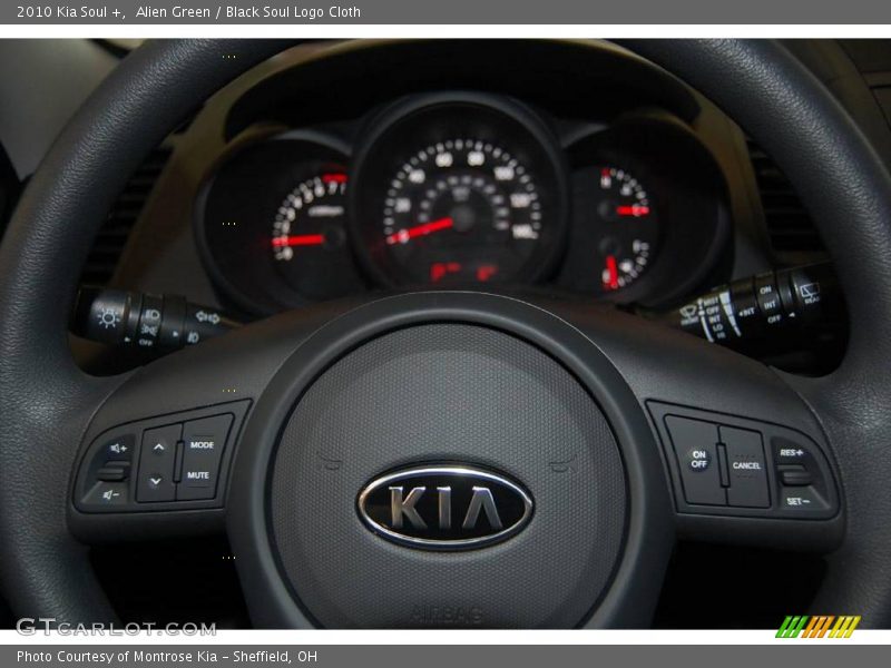 Alien Green / Black Soul Logo Cloth 2010 Kia Soul +