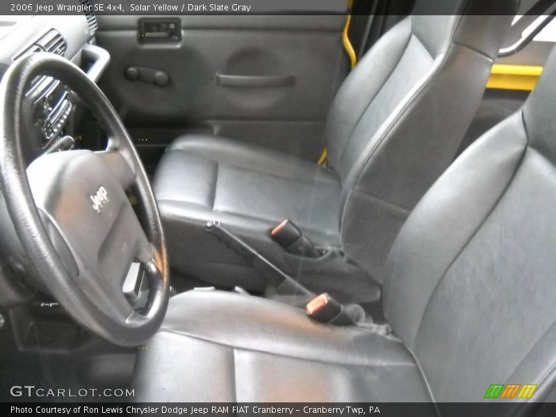 Solar Yellow / Dark Slate Gray 2006 Jeep Wrangler SE 4x4