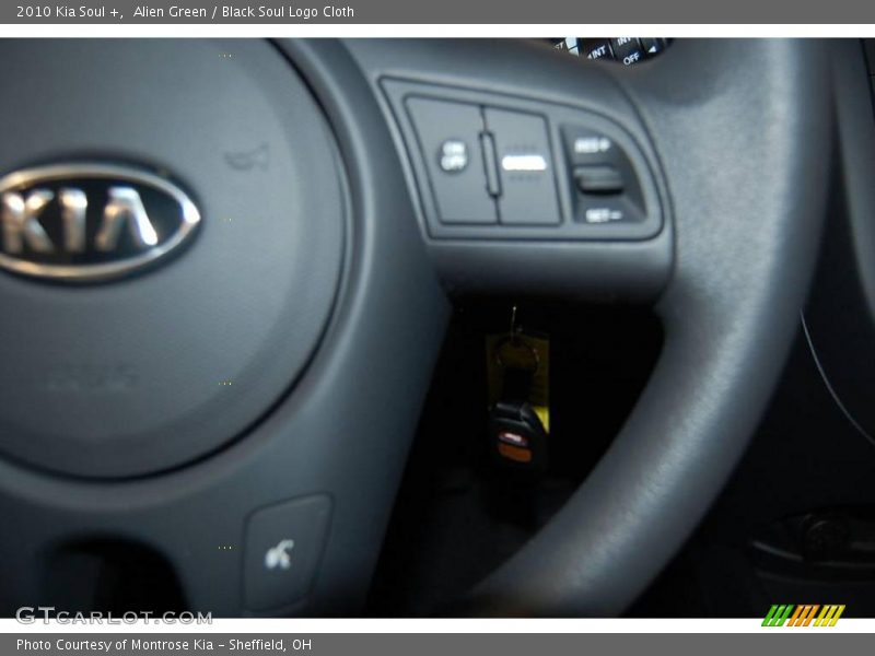 Alien Green / Black Soul Logo Cloth 2010 Kia Soul +
