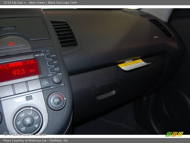 Alien Green / Black Soul Logo Cloth 2010 Kia Soul +