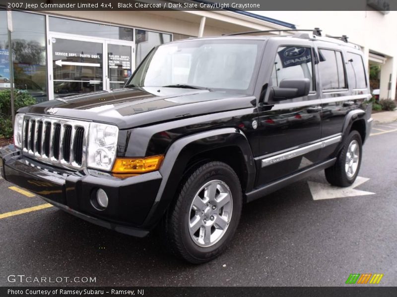 Black Clearcoat / Dark Slate Gray/Light Graystone 2007 Jeep Commander Limited 4x4