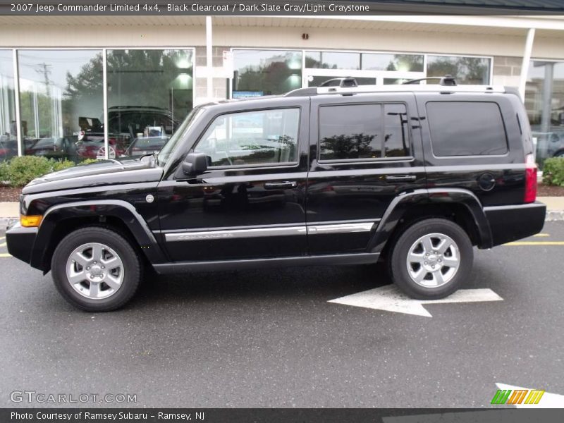 Black Clearcoat / Dark Slate Gray/Light Graystone 2007 Jeep Commander Limited 4x4