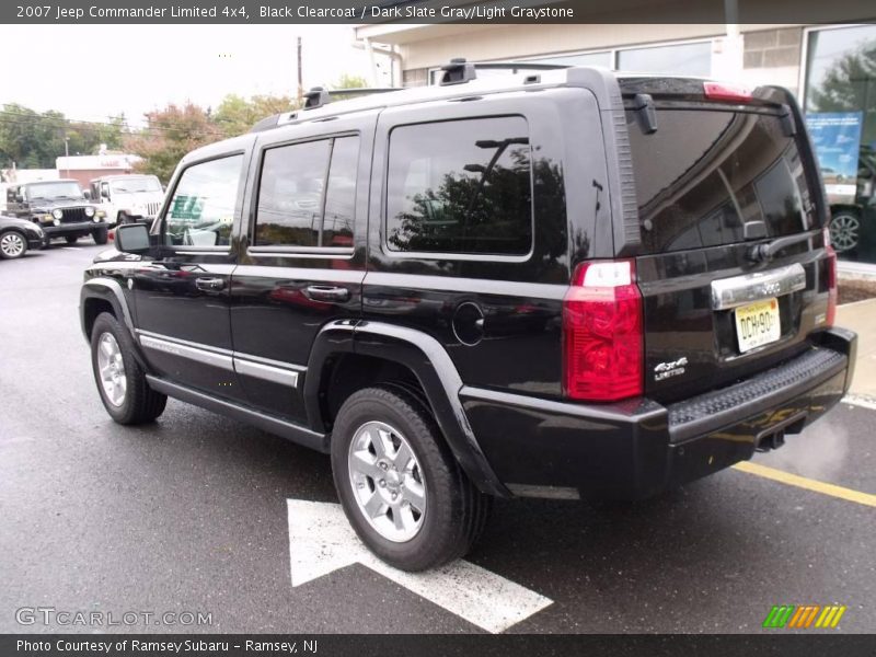 Black Clearcoat / Dark Slate Gray/Light Graystone 2007 Jeep Commander Limited 4x4