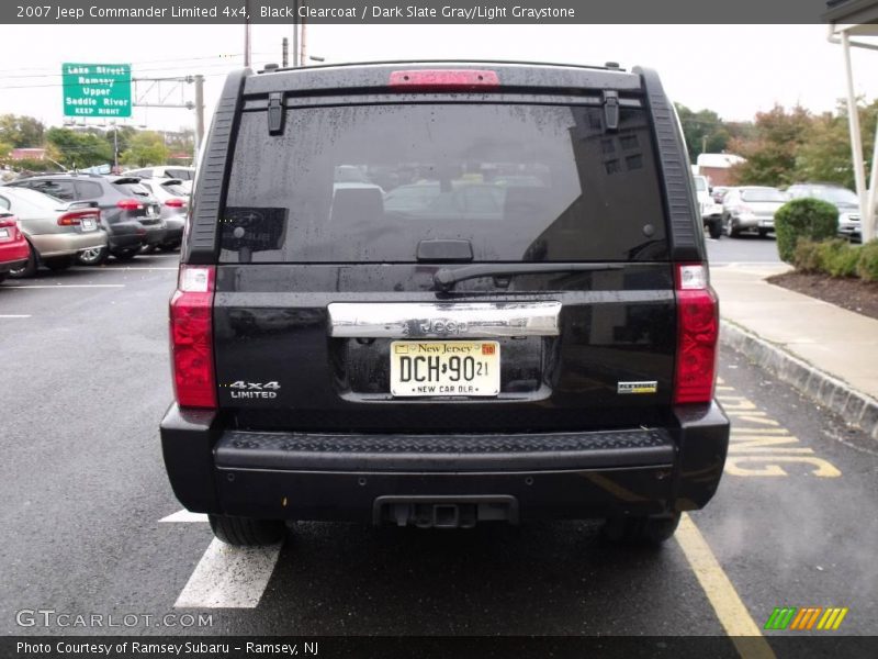 Black Clearcoat / Dark Slate Gray/Light Graystone 2007 Jeep Commander Limited 4x4