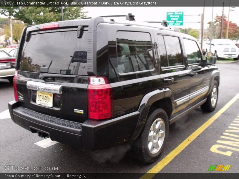 Black Clearcoat / Dark Slate Gray/Light Graystone 2007 Jeep Commander Limited 4x4