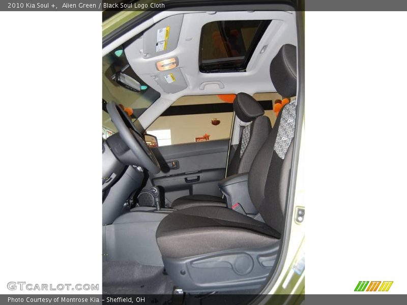 Alien Green / Black Soul Logo Cloth 2010 Kia Soul +