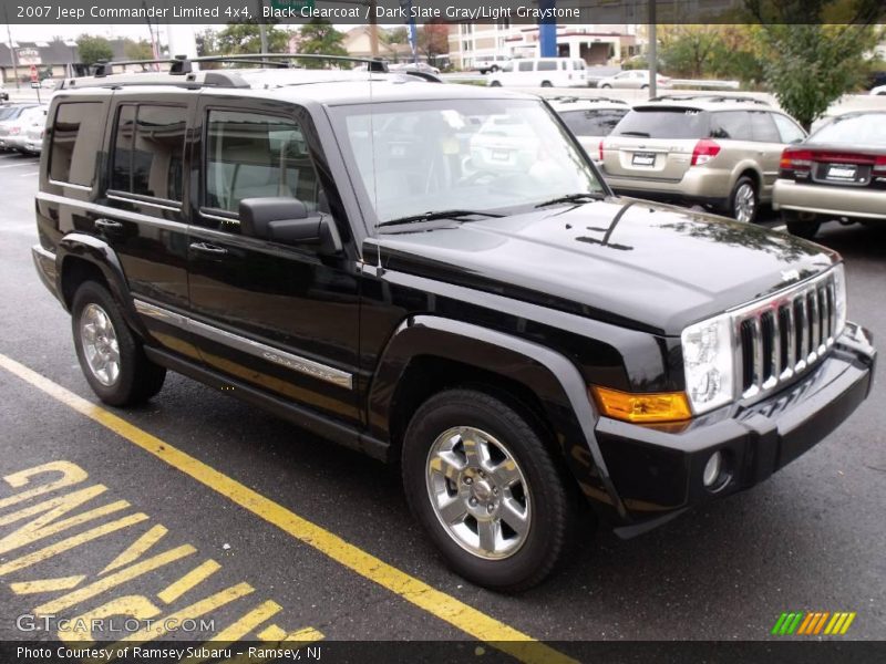 Black Clearcoat / Dark Slate Gray/Light Graystone 2007 Jeep Commander Limited 4x4